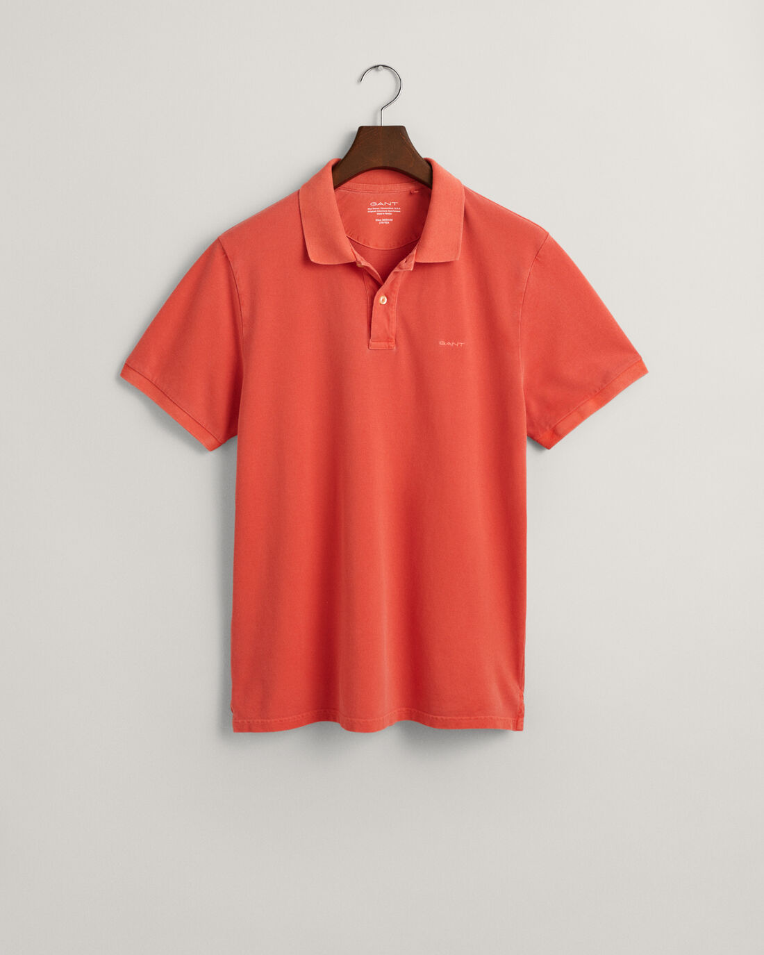 Sunfaded Pique Polo Orange