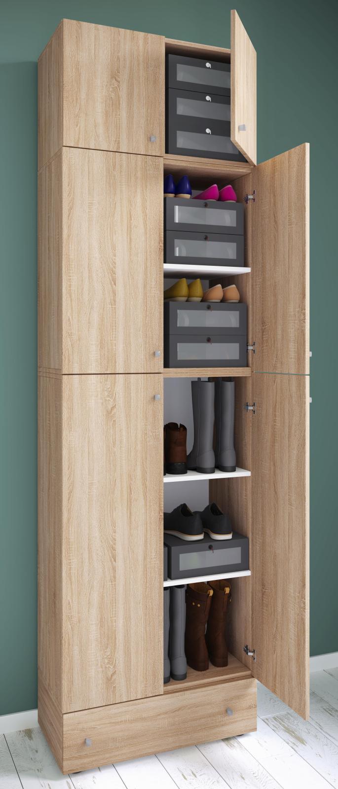 Mehrzweckschrank LONA XXL - Sonoma Eiche - Holz - 240 cm