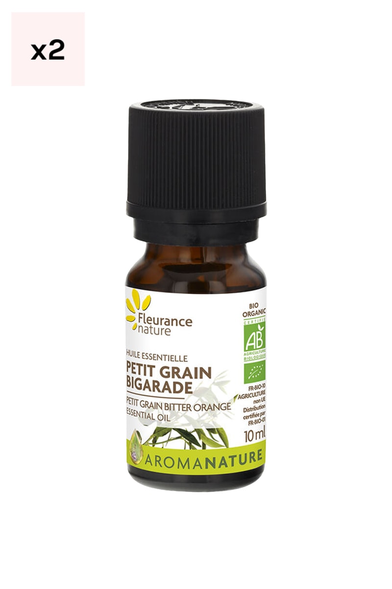 Huiles essentielles bio - Petit grain bigarade - 2 x 10 ml