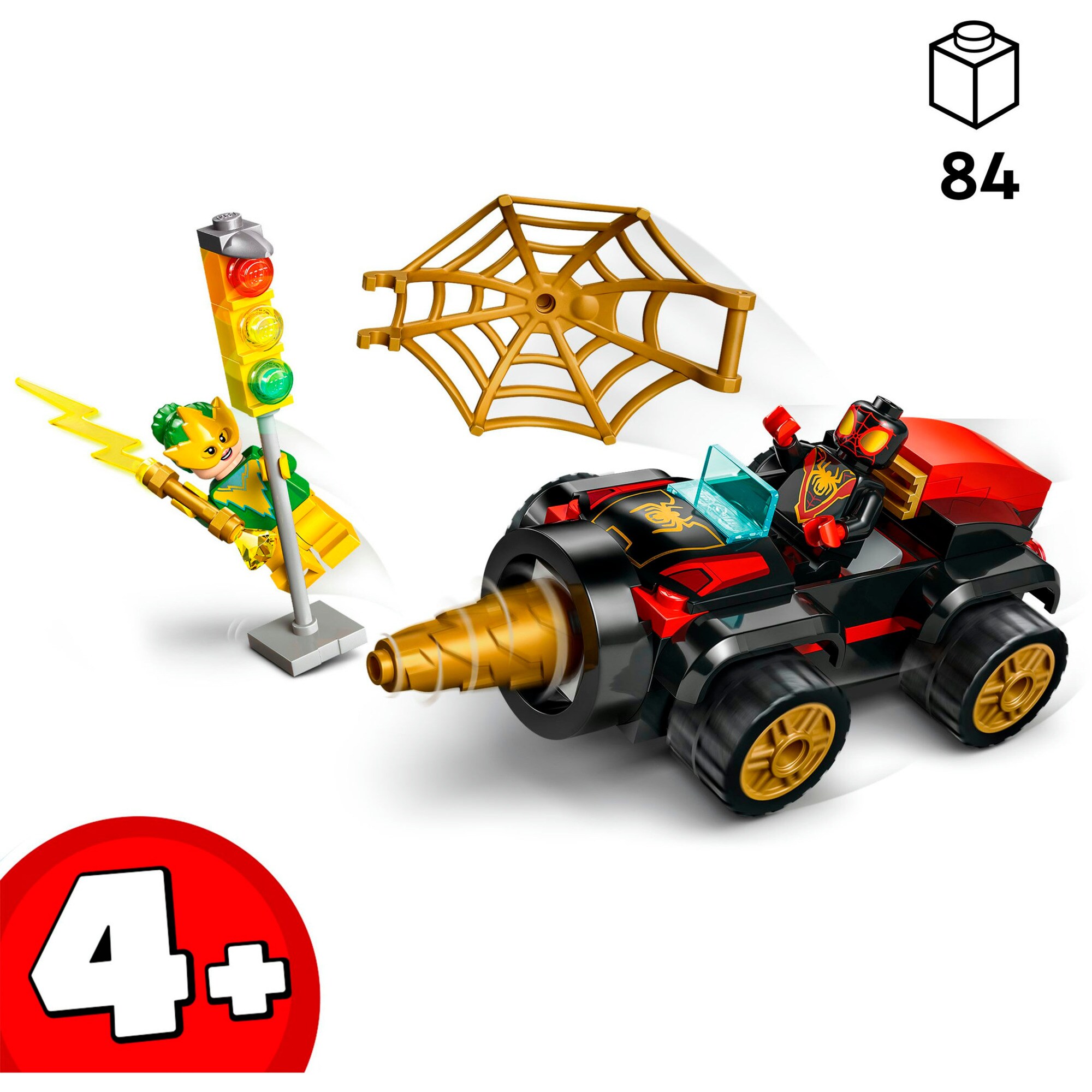 LEGO Konstruktionsspielzeug Marvel Spidey und seine Super-Freunde Spideys Bohrfahrzeug