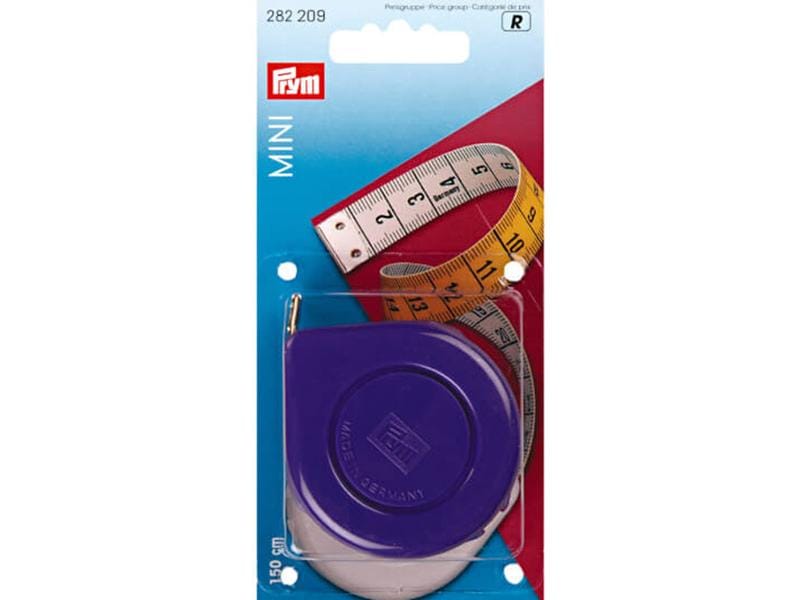 Prym Massband Mini 150 cm, rollbar Stylishes Rollmassband Mini