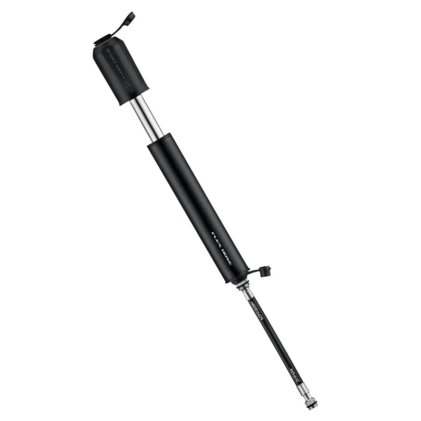 Lezyne Sport Drive HV Mini Fietspomp S 170 mm Zwart