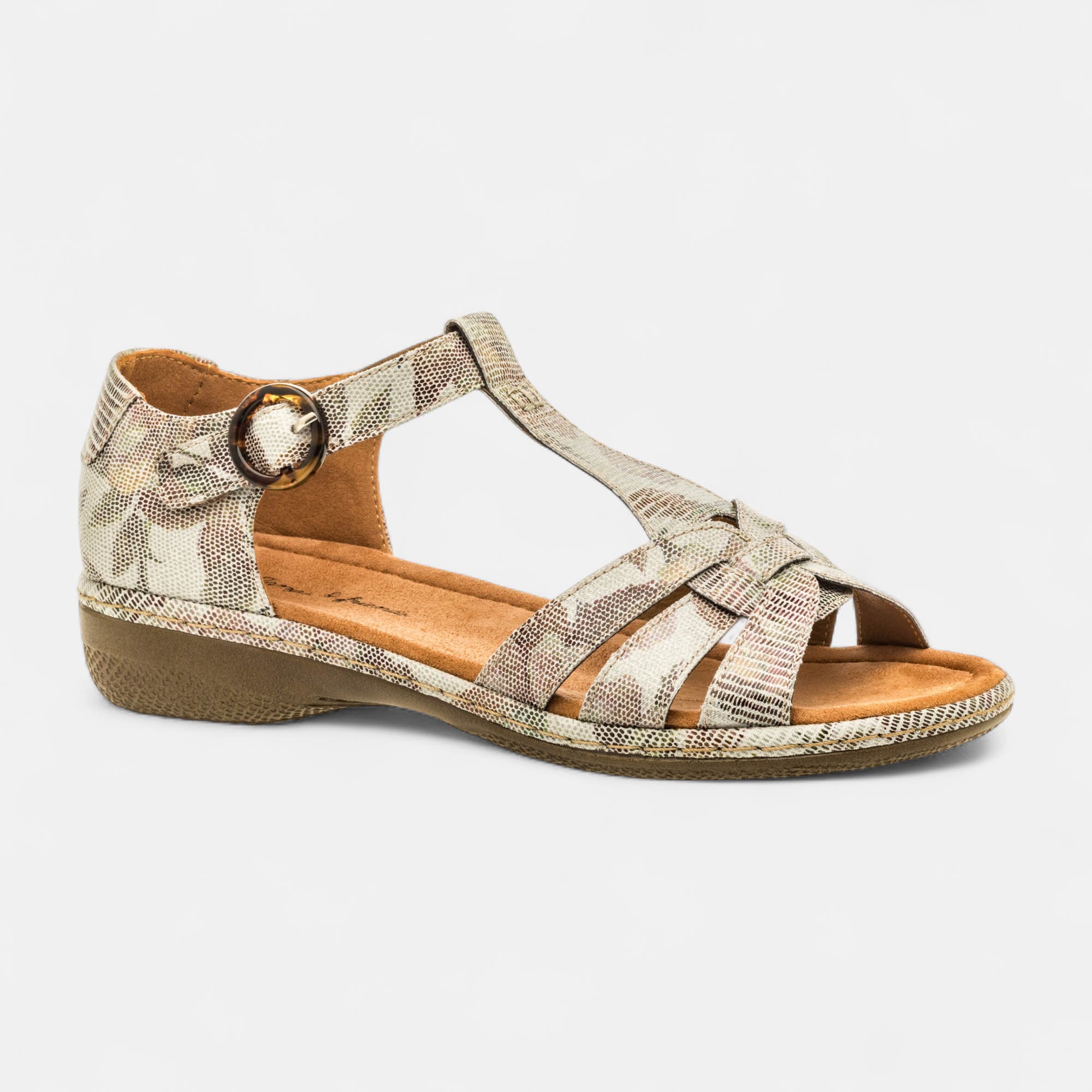Nu-pieds Femme gris