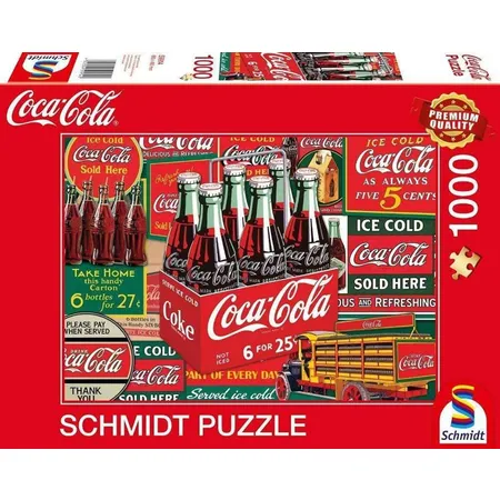 Schmidt Spiele Puzzle - Coca Cola Motiv 2, 1000 Teile