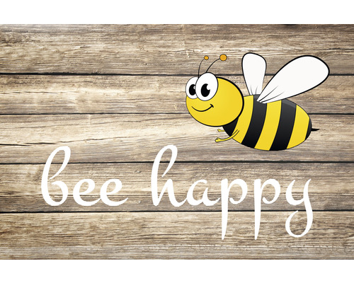 Deurmat Spring Holz Happy 38x58 cm