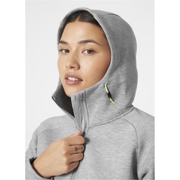 Sweatshirt HELLY HANSEN W HP OCEAN FZ JACKET 2.0 GREY MELANGE