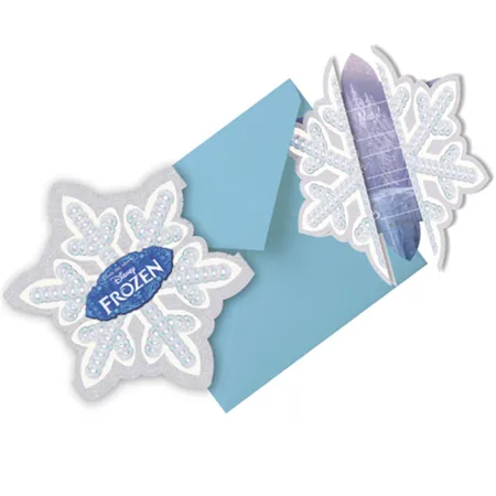 Disney Frozen Einladungskarten 6 Stück