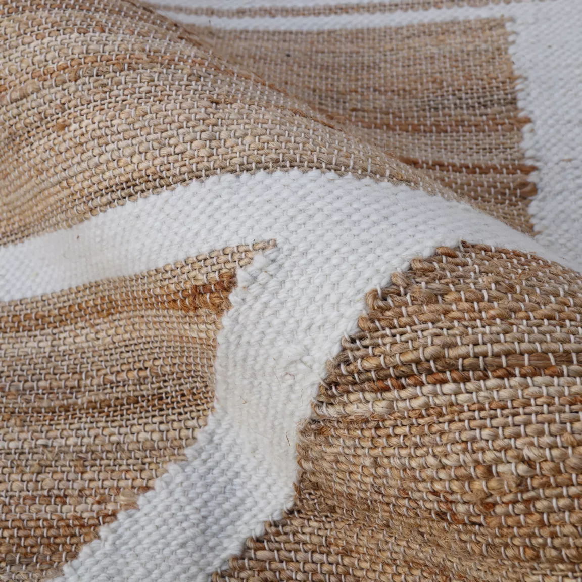 Tapis de salon rectangulaire jute (160 x 230 cm) Paris Beige