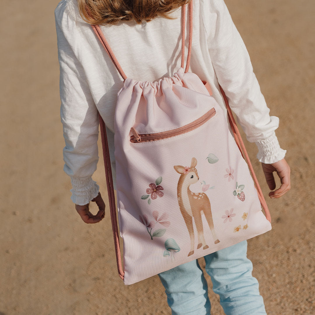 Little dutch gymtas met trekkoord - fairy garden