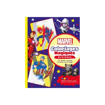 Marvel Coloriages Magiques - Mystères - livre à colorier