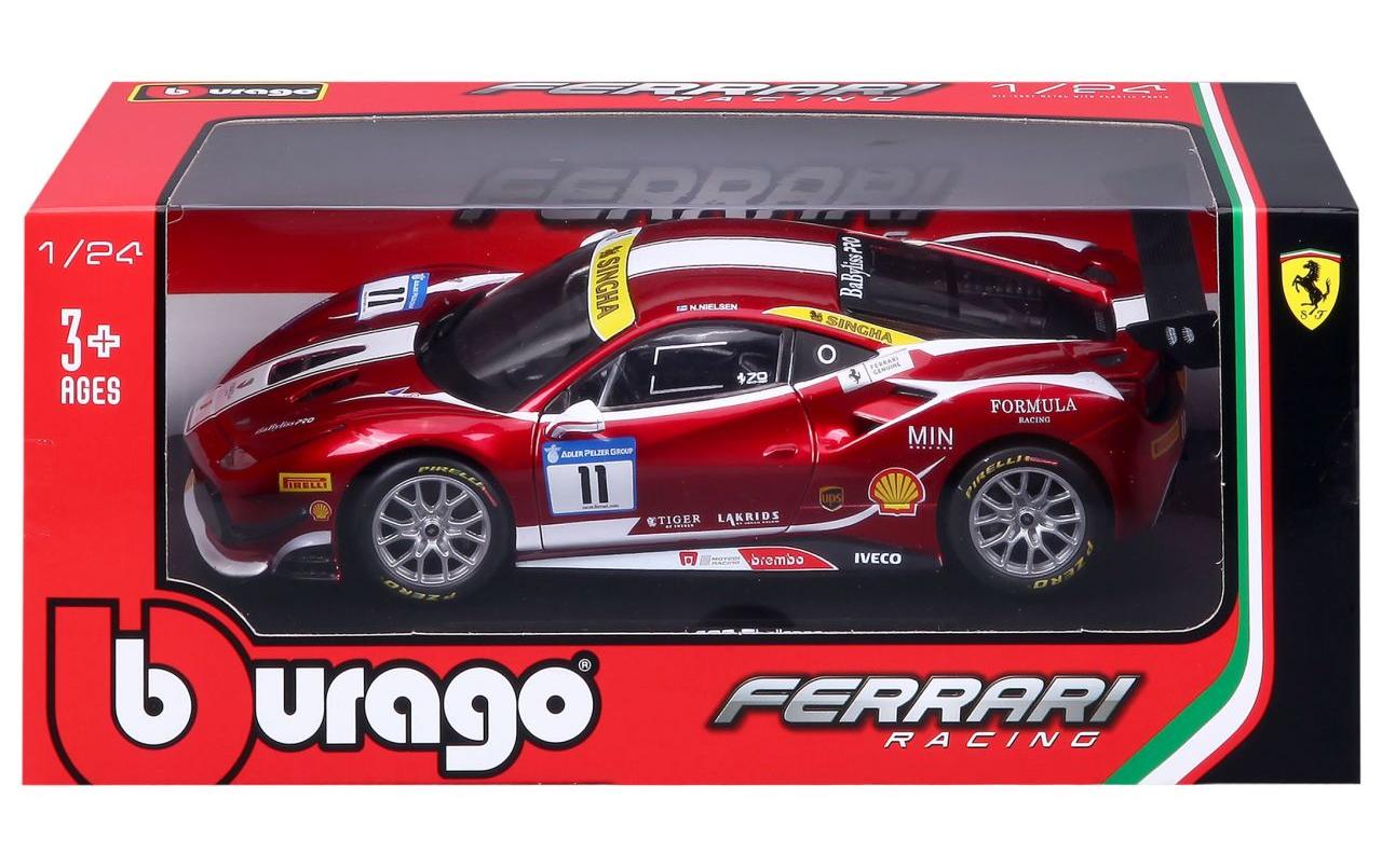 Ferrari Racing 488 Challenge Rot 1:24Sammlermodell im Massstab 1:24