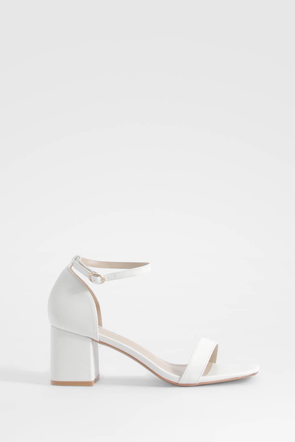 boohoo Talons à talon bas, coupe large et minimalistes
