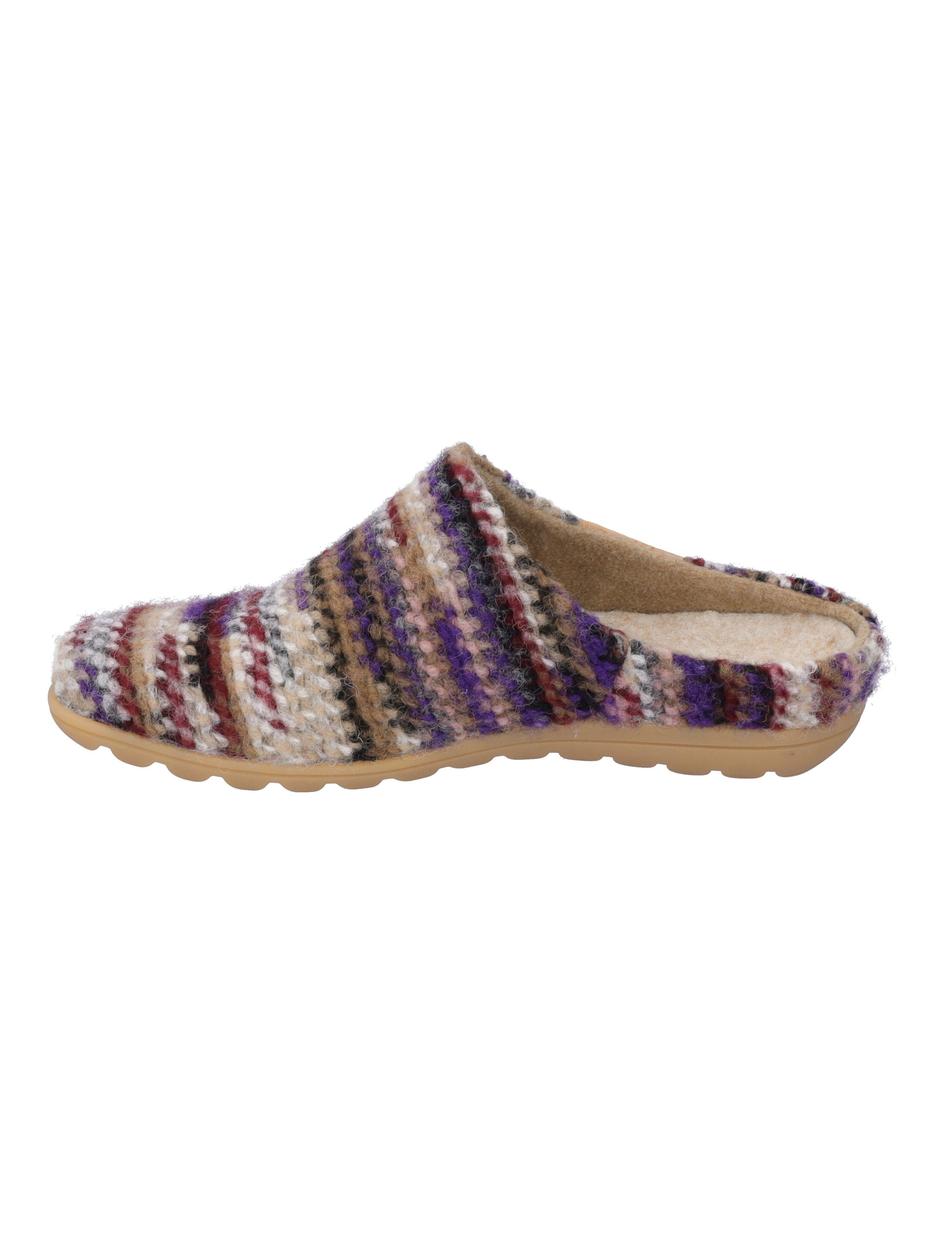 Hausschuh Cadiz 01, lila-multi