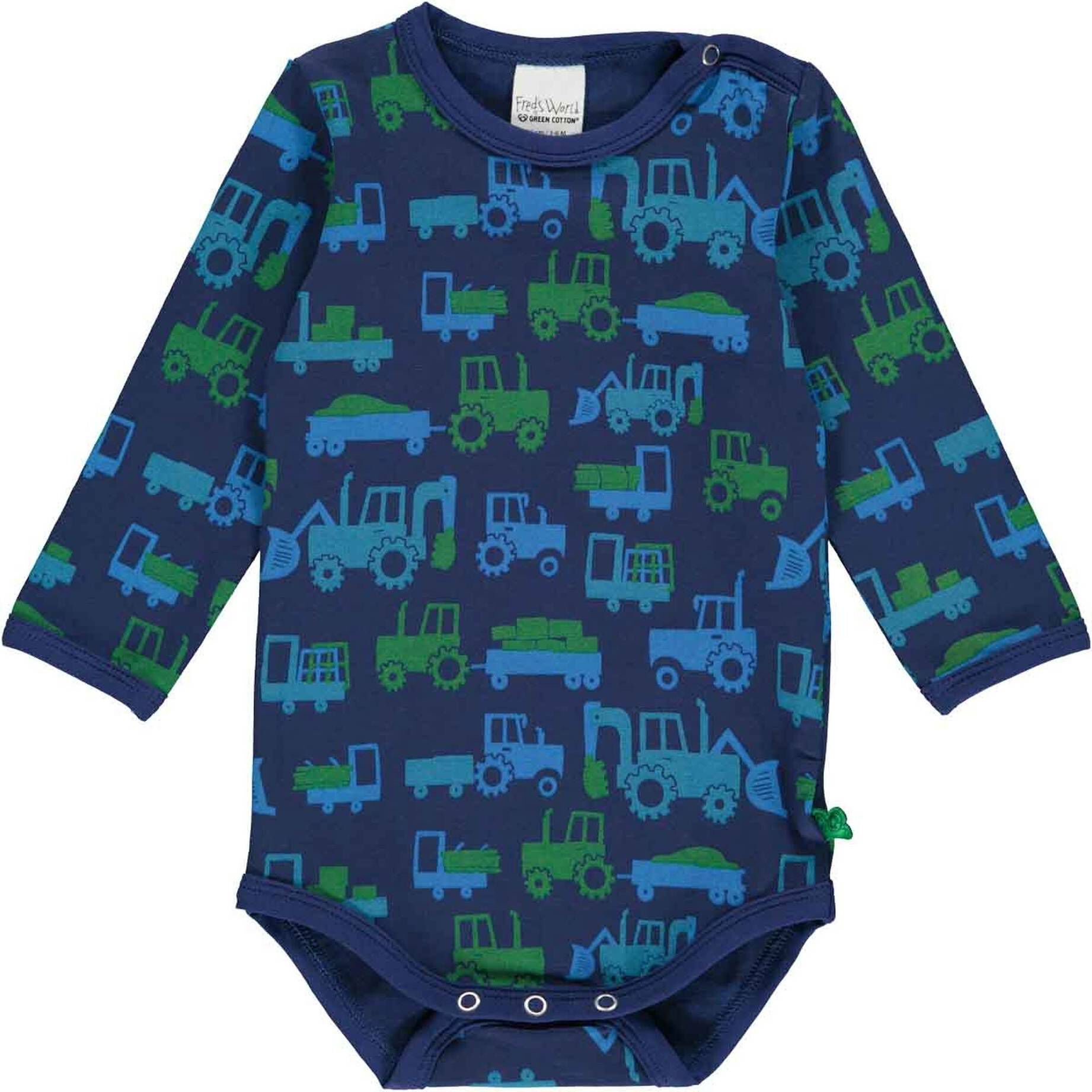 Fred's World by Green Cotton| Jungen Langarmbody