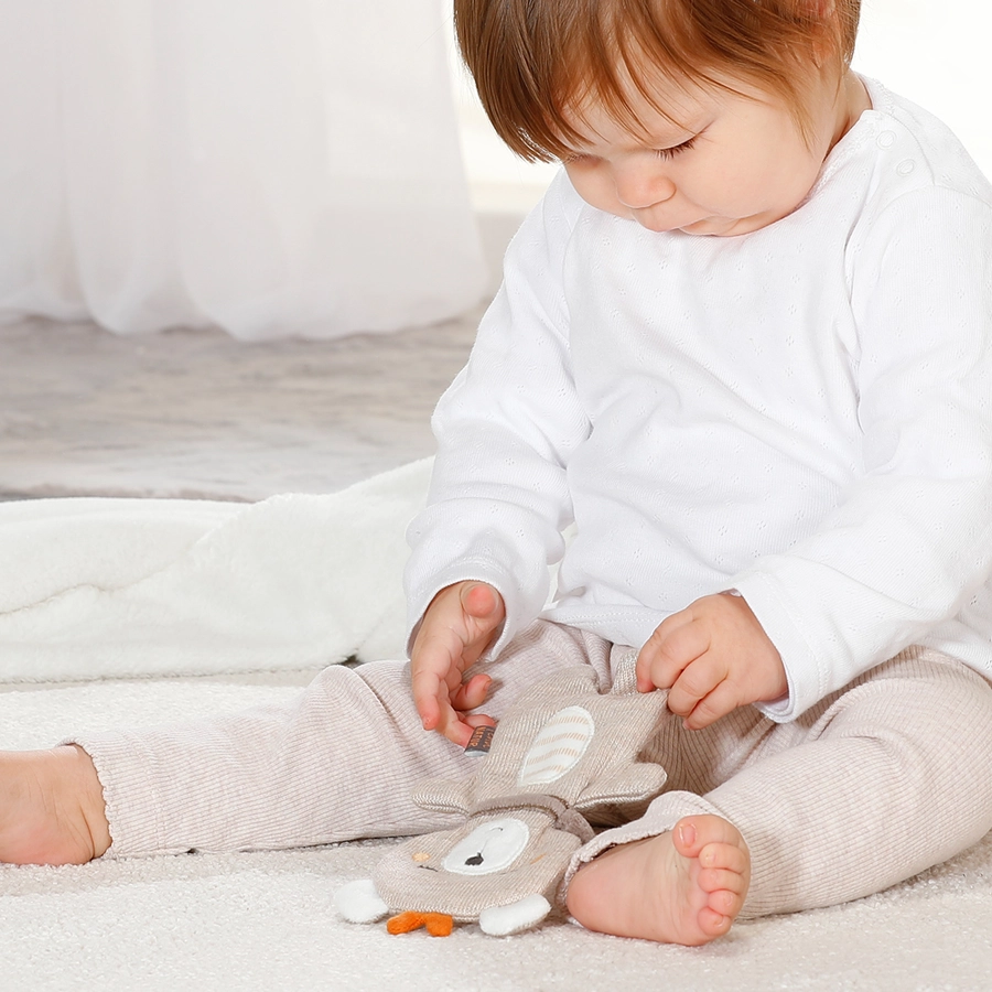 fehn® Knister-Teddy fehnNATUR