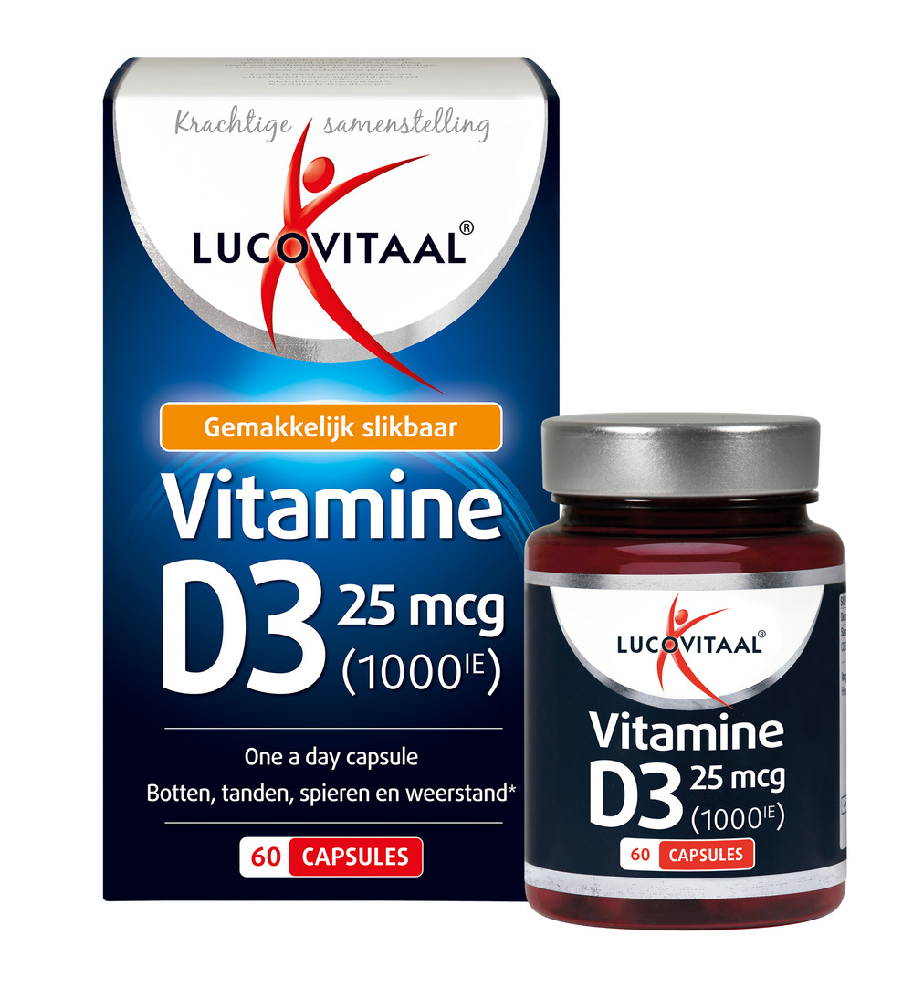 Lucovitaal Vitamine D3 25mcg (60 capsules)