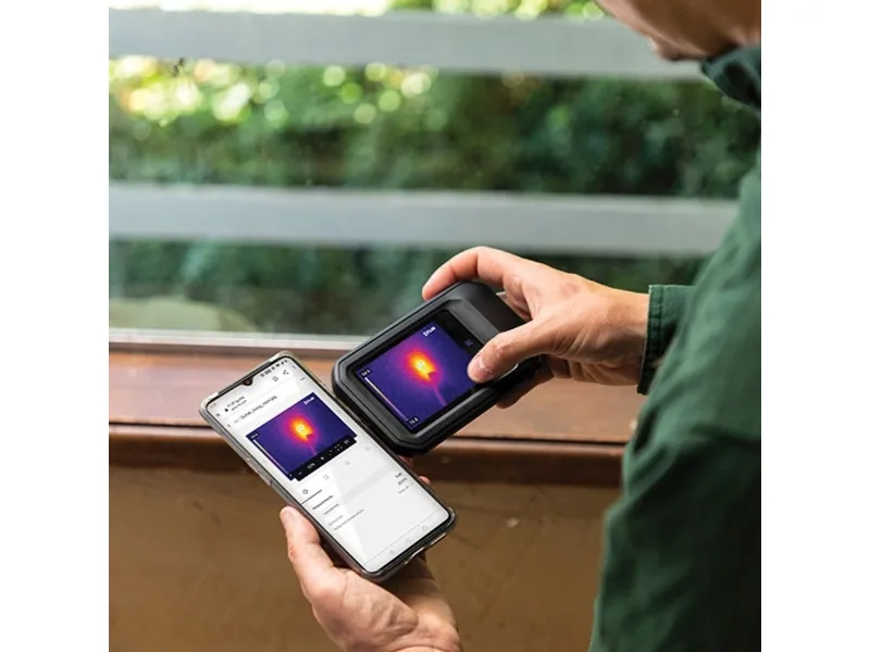 FLIR C3-X - Termisk og visuelt lyskamerakombo - kompakt - 0.012 MP - Wi-Fi - sort