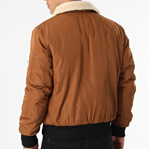 Veste Bomber Col Mouton Versmold Camel