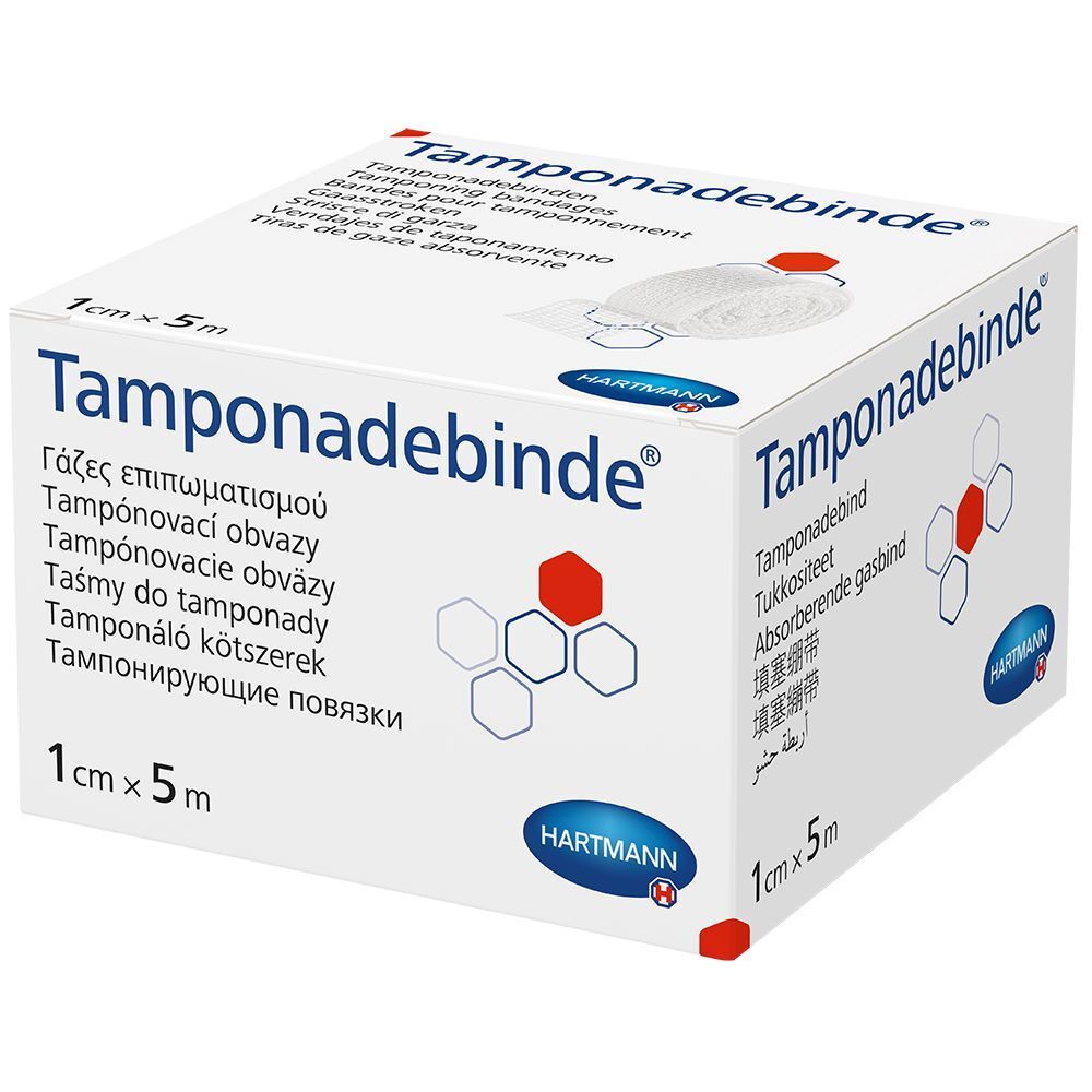 Tamponadebinde 5 m x 1 cm steril