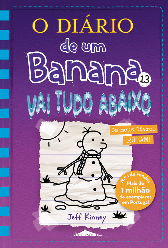 O Diário de um Banana N.º 13de Jeff Kinney Vai Tudo Abaixo