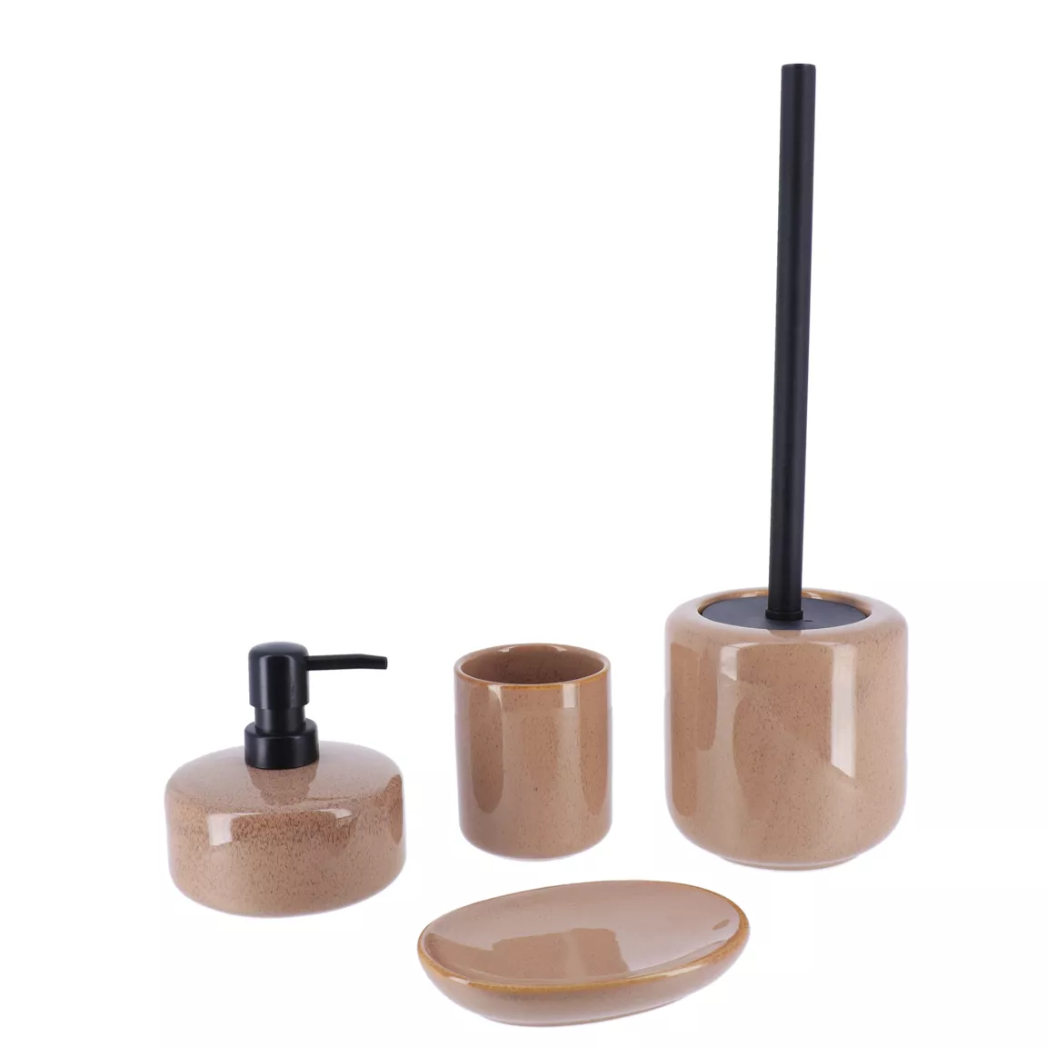 Brosse WC grès laqué Season Color Caramel