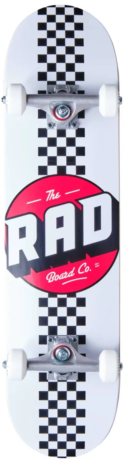 RAD Checker Stripe Komplet Skateboard - Skateboards | SkatePro