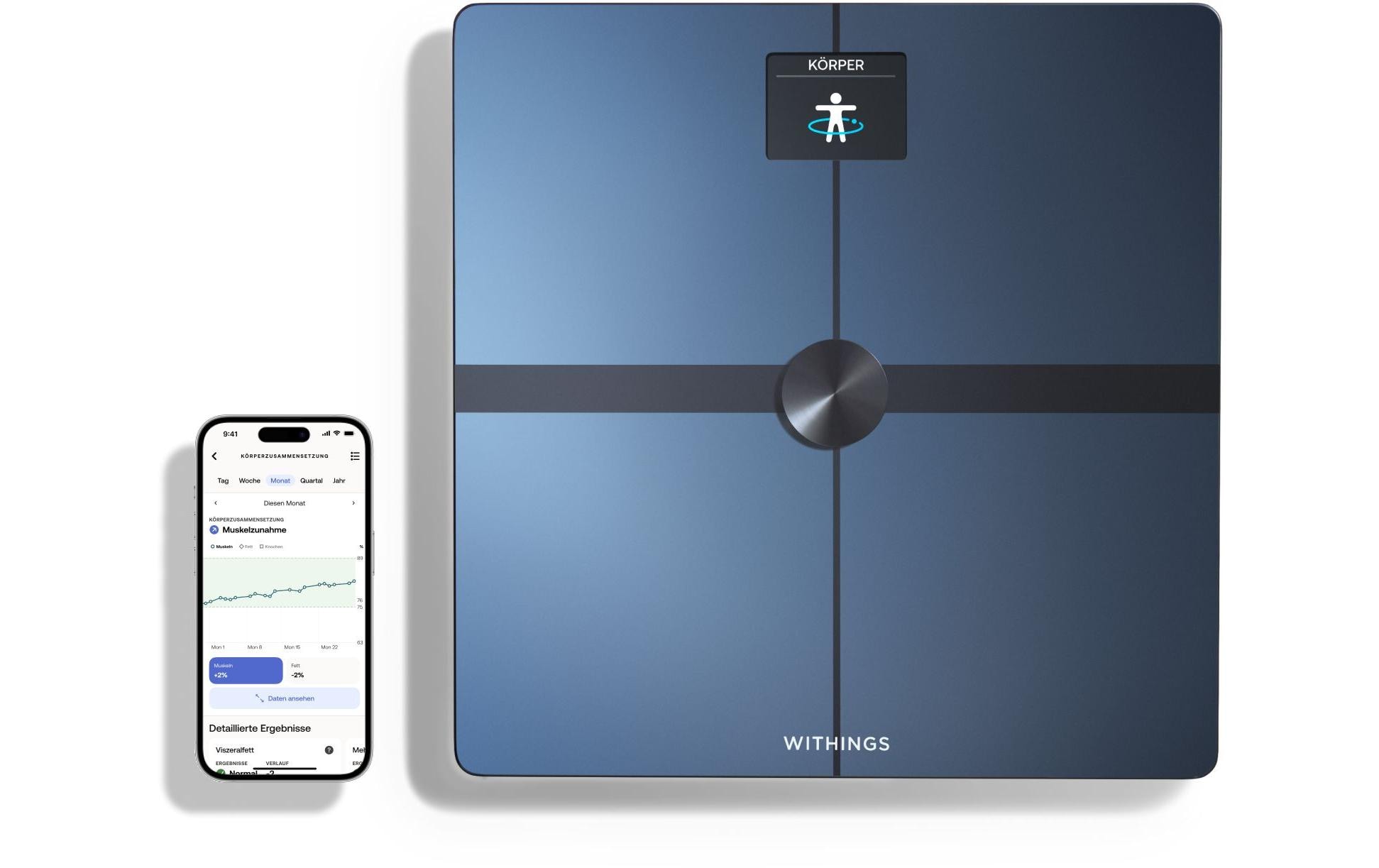 Körperanalysewaage Body Smart SchwarzWLAN-Personenwaage
