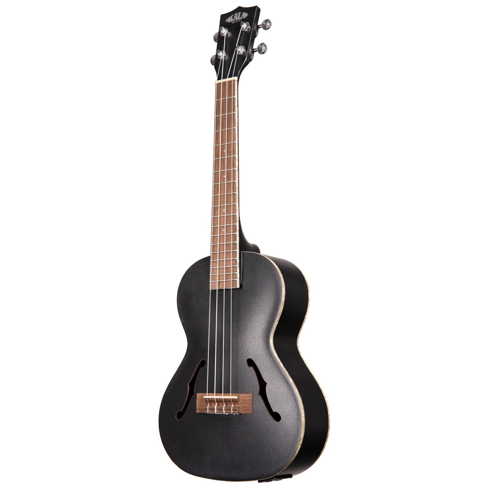 Kala Jazz Tenor Ukulele Metallic Black met soft-case