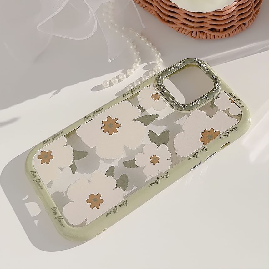 kloudkase - Bloemen telefoonhoesje - iPhone 15 Pro Max / 15 Pro / 15 Plus / 15 / 14 Pro Max / 14 Pro / 14 Plus / 14 / 13 Pro Max / 13 Pro / 13 / 12 Pro Max / 12 / 12 Pro / 11 Pro Max / 11 / XS Max / XR / X / XS
