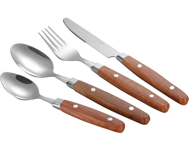 Gimex Wood Nature Line Besteckset 16-tlg.