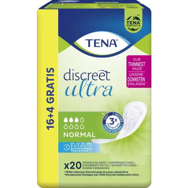 discreet ultra Normal Einlagen 16+4