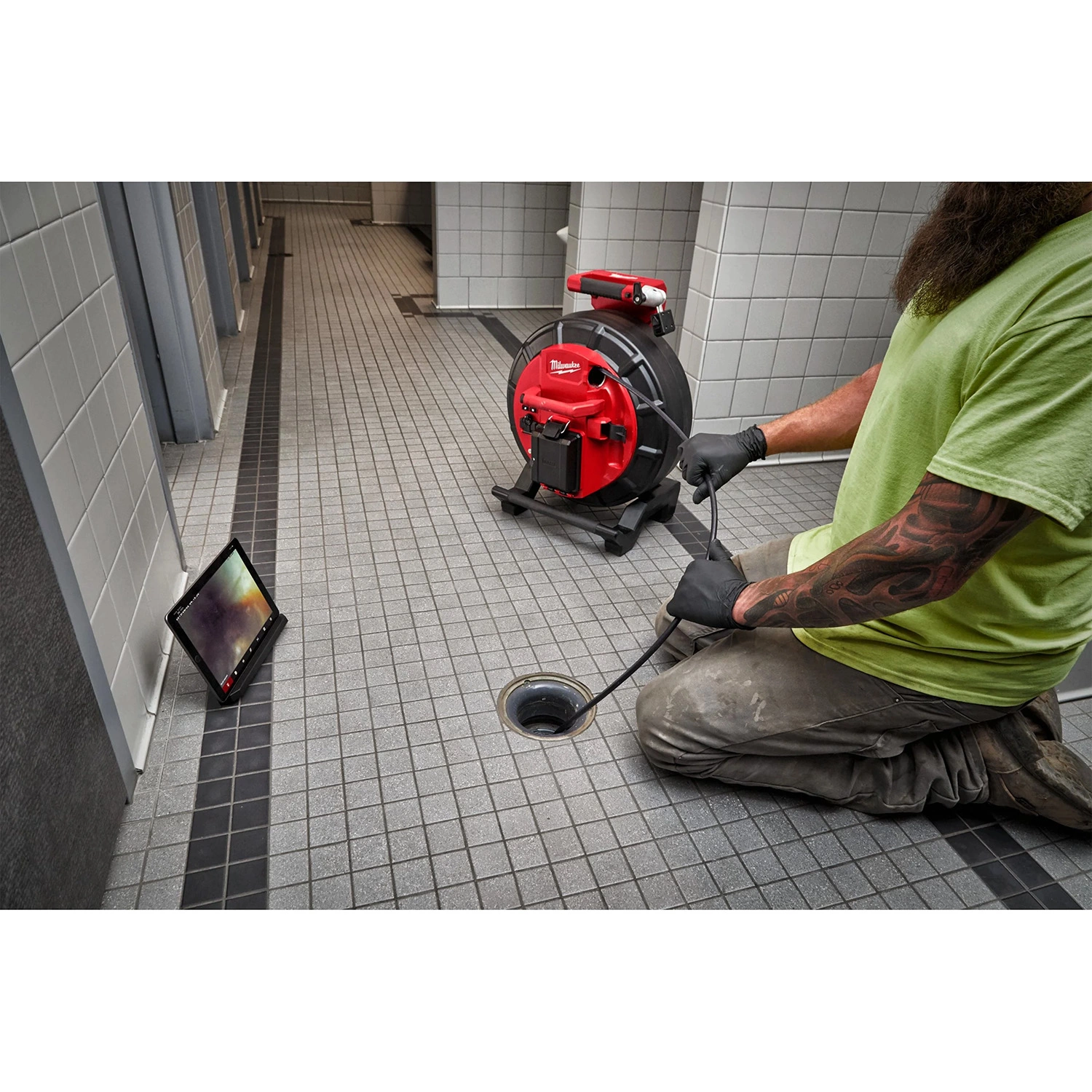 Milwaukee M18 SIC36 HDR-0 18V Li-ion accu riool inspectiecamera - 36m