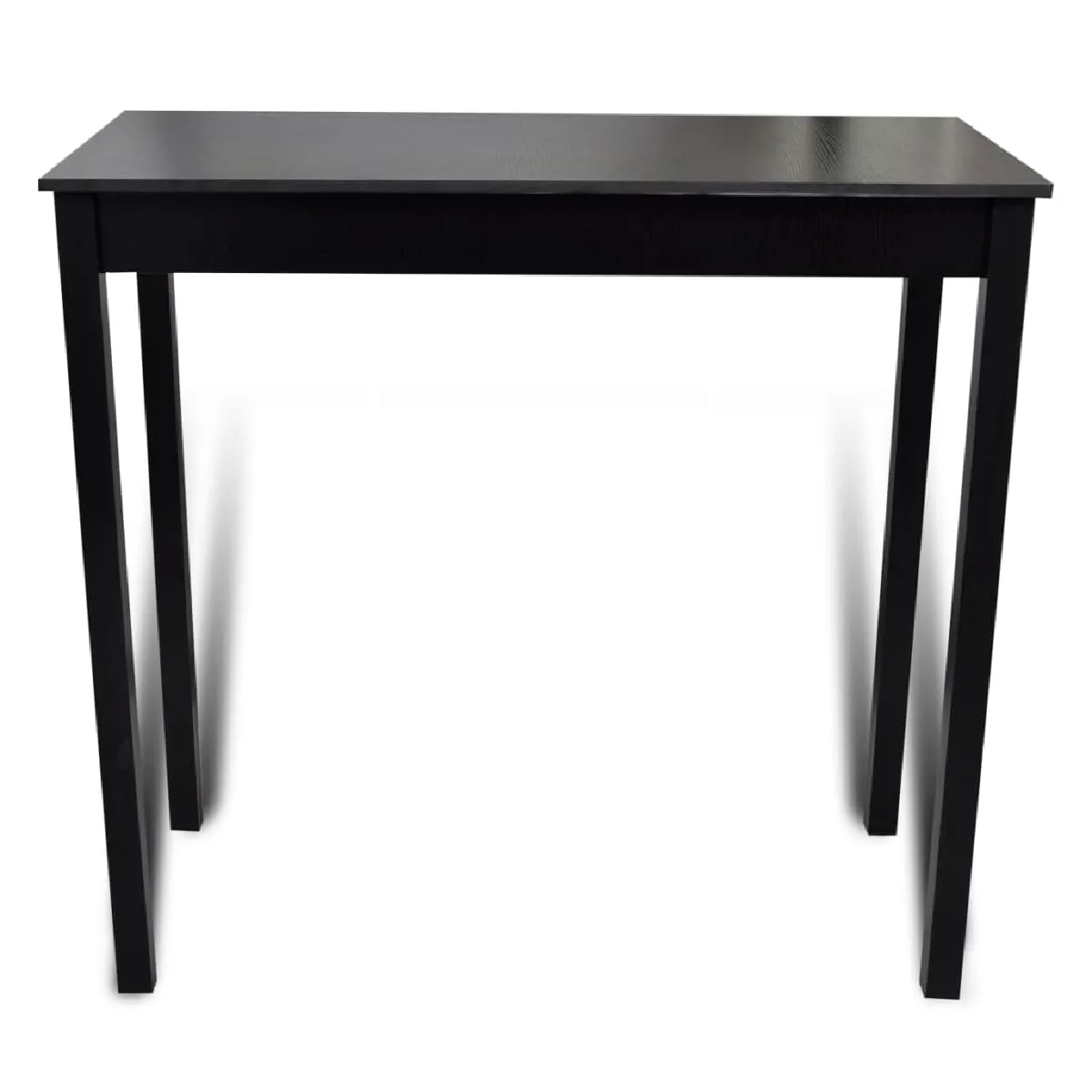 vidaXL Set de bar avec tabourets - Noir