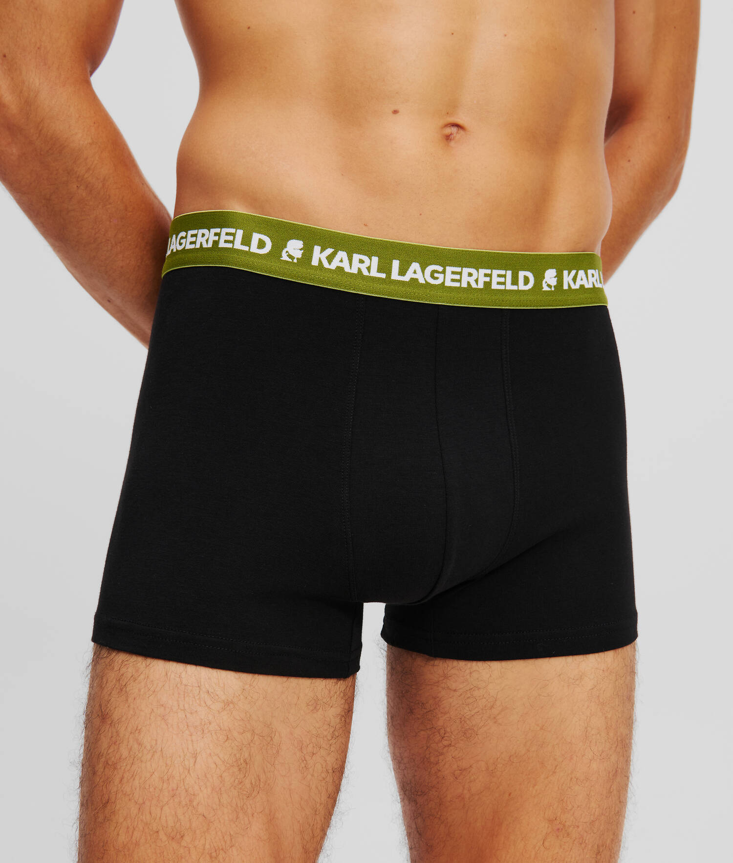 CALEÇONS AVEC LOGO KARL - LOT DE 3 - Pesto-Bleu froid-Mood Indigo