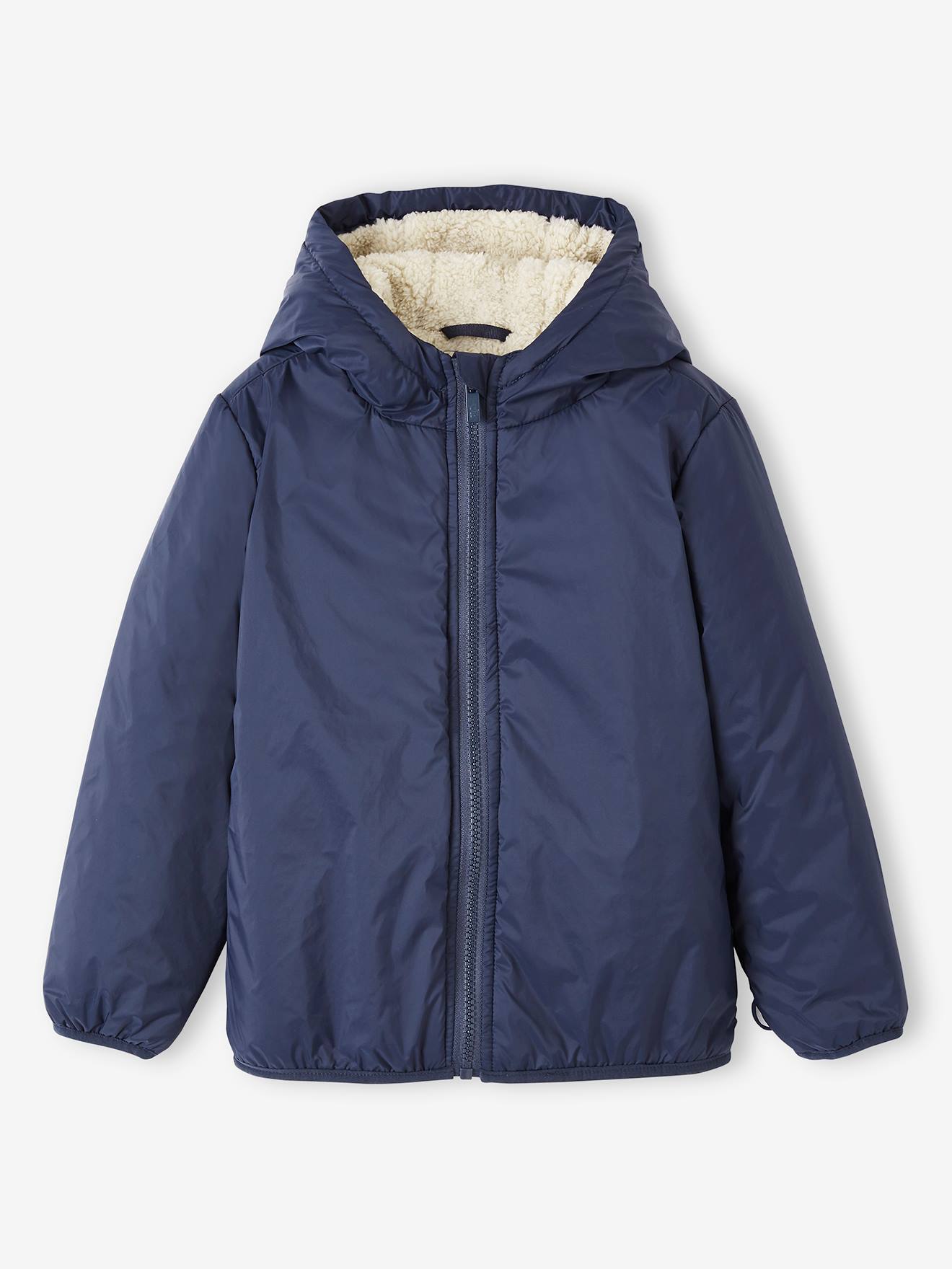 Parka 3 em 1 com jaqueta removível, infantil, azul escuro