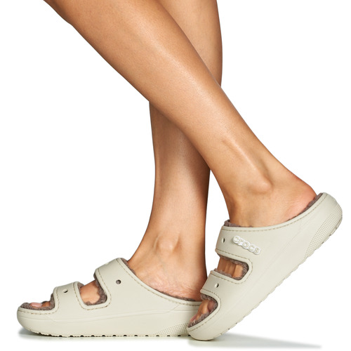Crocs - CLASSIC COZZZY SANDAL - Beige