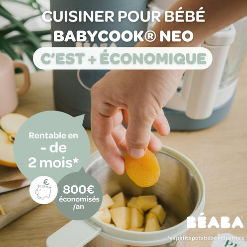 Babycook Néo Robot Cuiseur Bébé 6 en 1 Gris Minéral - BEABA