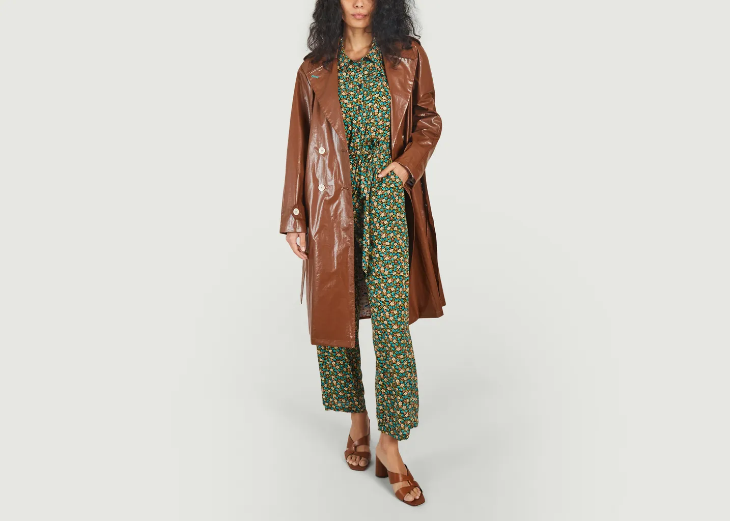 Trench Ciré Charron Trench And Coat