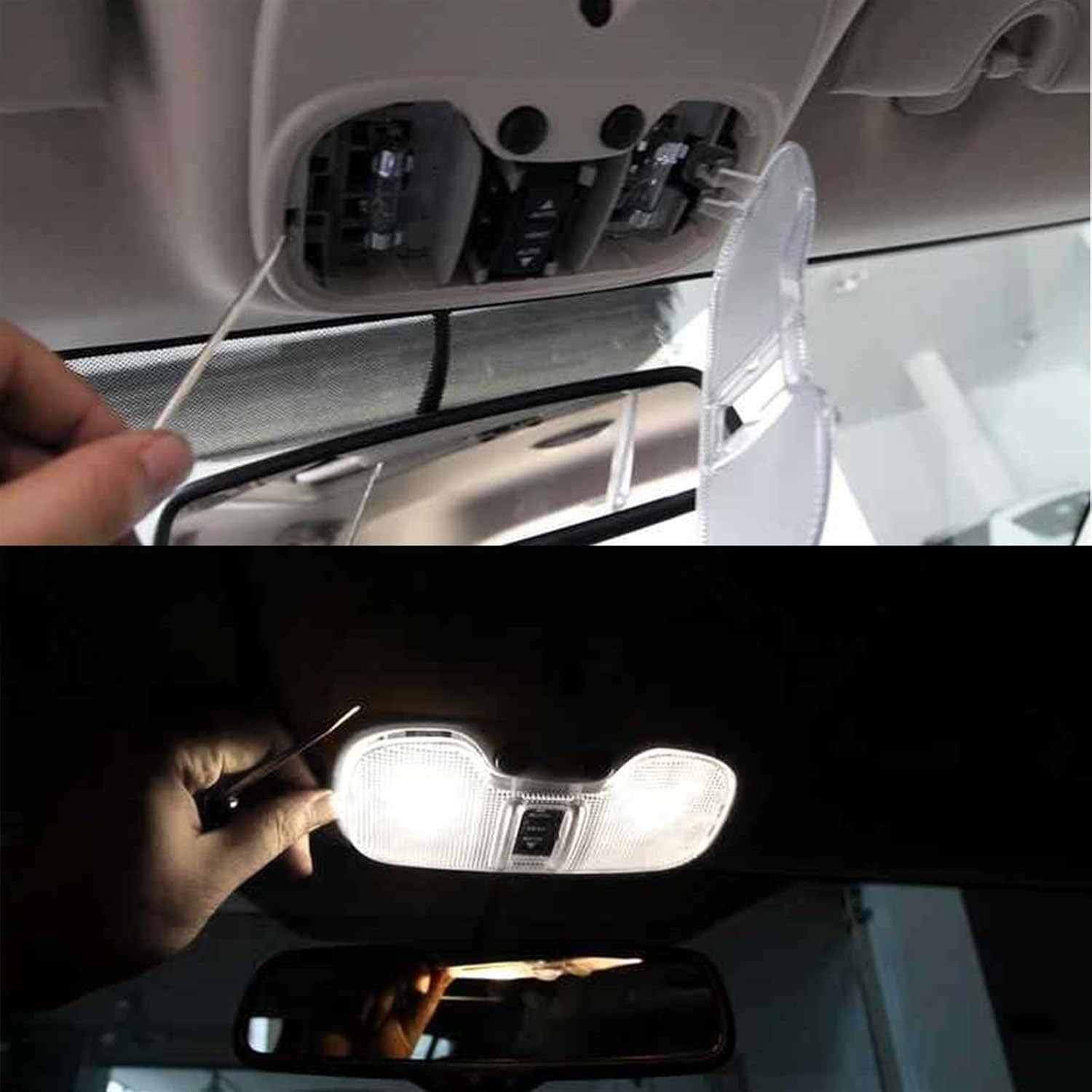(39mm) LED Soffitte Auto Licht Innenraum Beleuchtung COB Glühbirne Lese Lampe - Weiss