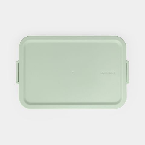 Make & Take Lunchbox, plat, kunststof - Jade Green