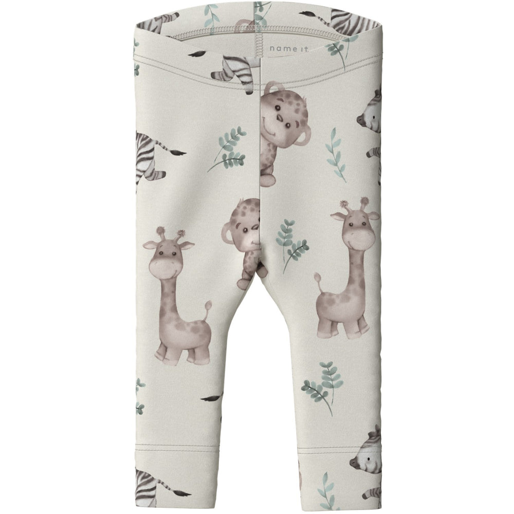 Køb Name It Coconut Milk Nbnhanimal Xsl Leggings