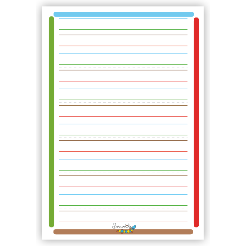 Etui De Feulles Simples Oxford Serpodile Perforees 210X297 100P Ligne 2mm