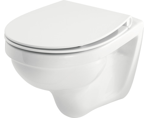 PRESSALIT Inspira Uni witte toiletzitting met soft-close en lift-off mechanisme