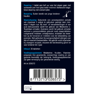 Lucovitaal Melatonine 5-HTP L-Tryptofaan Tabletten 30TB