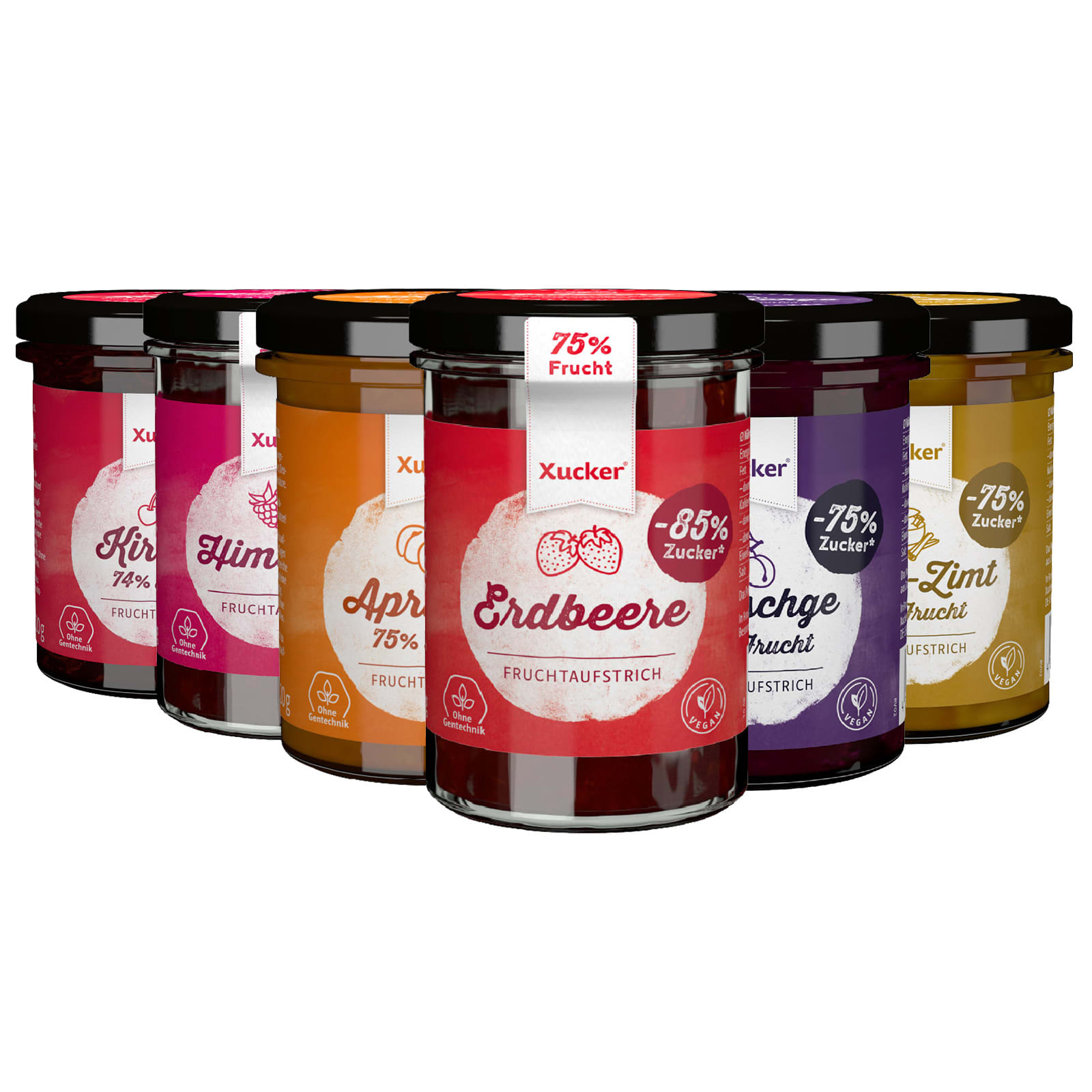 6 x Fruchtaufstrich Probierpaket (6x220g)