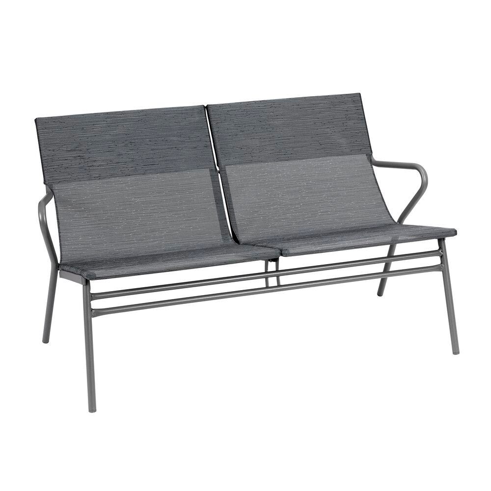 Bank mit niedriger Sitzfläche und hohem Komfort Vence Batyline® Duo Grau Obsidian