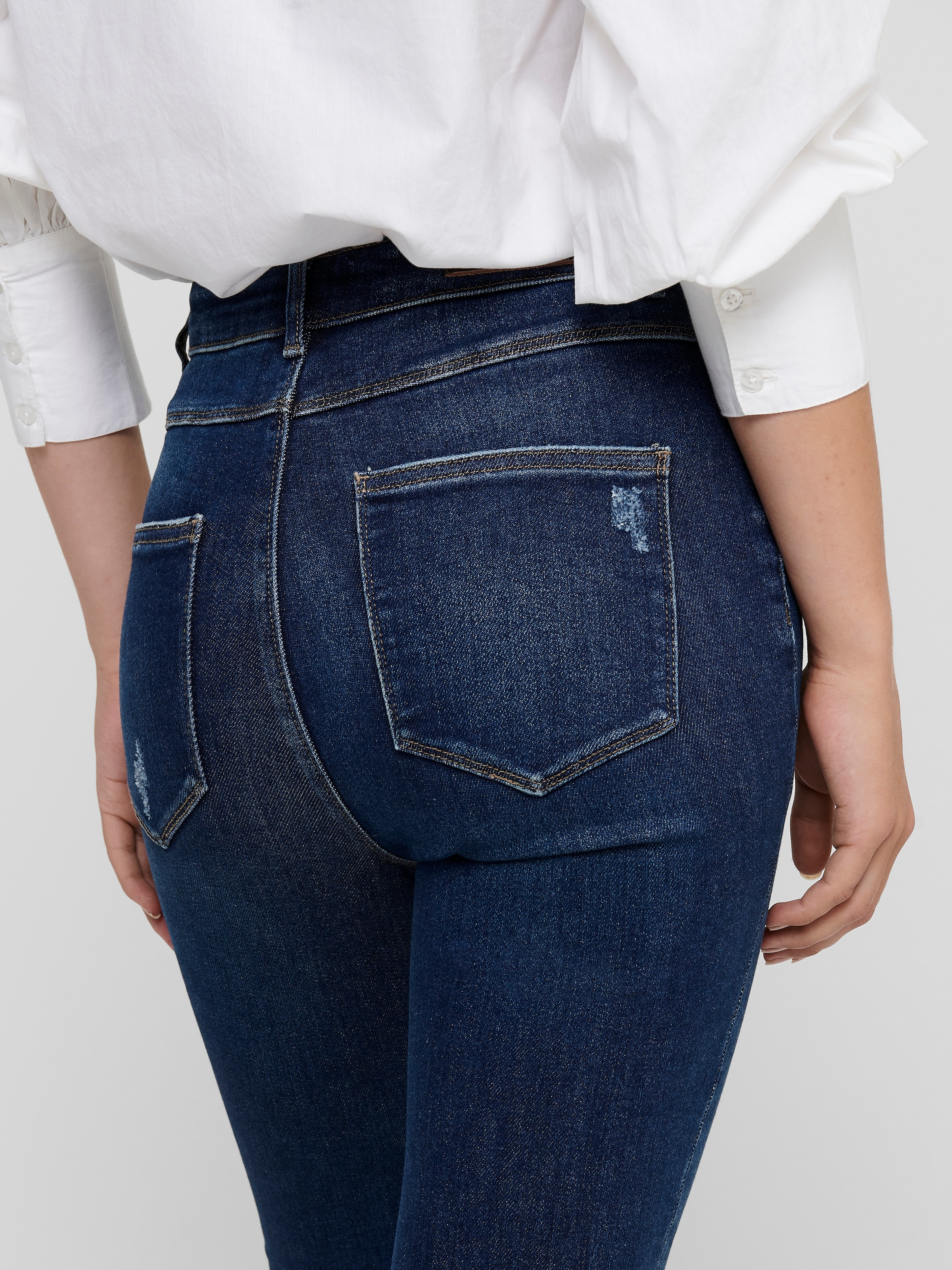 ONLY High-waist-Jeans »ONLMILA HW SK ANK BJ374 NOOS«