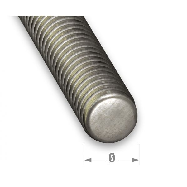 Cqfd Varao Roscado Aço Zincado Ø20mm 1m - 20016895