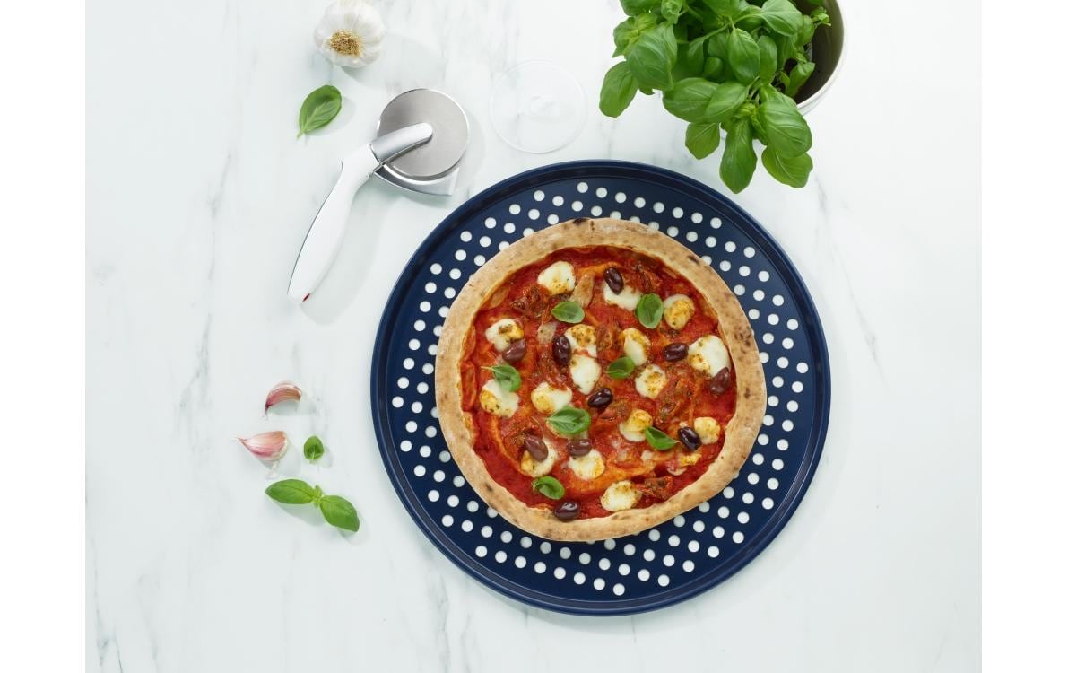 Pizzablech Ø 36 cmAntihaftbeschichtetes Pizzablech