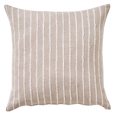 Coussin rayures tuftées